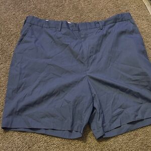 Classic Navy Men's Flat Front Shorts